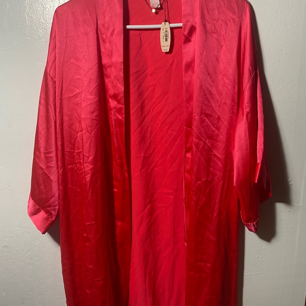 victoria secret silk robe